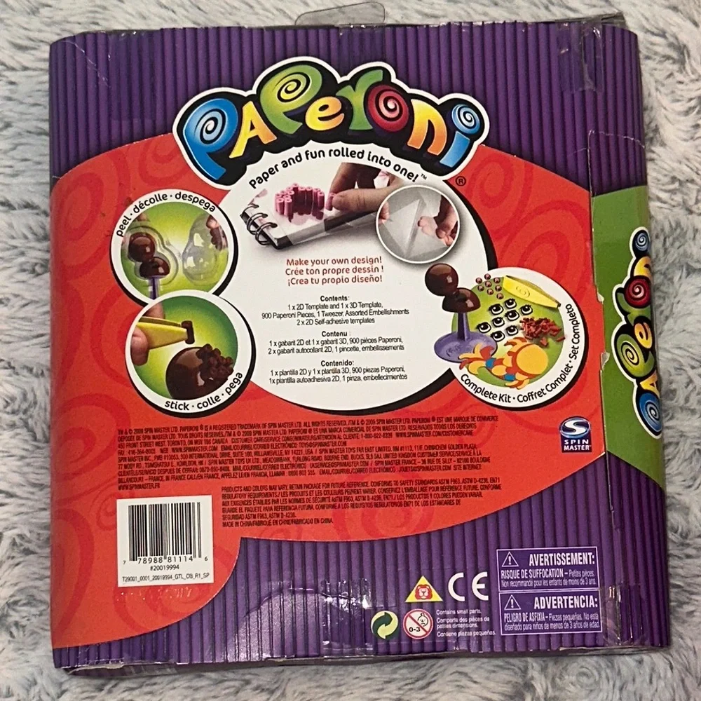 PAPERONI Deluxe Studio Building Set Craft Magic Movin’ Pets Refill Carrying Case